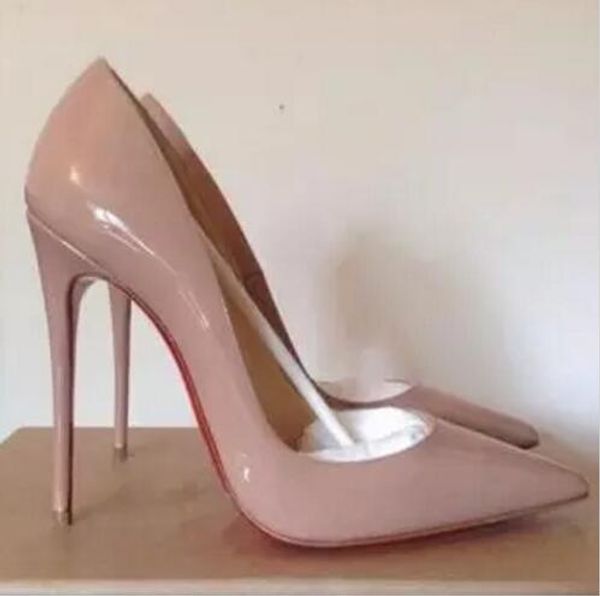 classic women brand red bottom high heels patent leather pointy toe dress shoes luxury shallow mouth red sole wedding shoes, Black
classic women brand red bottom high heels patent leather pointy toe dress shoes luxury shallow mouth red sole wedding shoes, Black