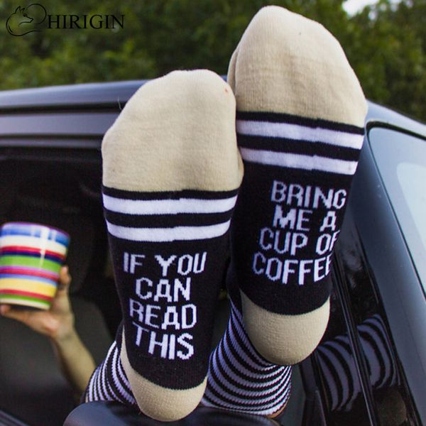 hirigin 2017 wine socks if you can read this bring me a cup of coffee women socks 2017 new arrival, Black;white
hirigin 2017 wine socks if you can read this bring me a cup of coffee women socks 2017 new arrival, Black;white