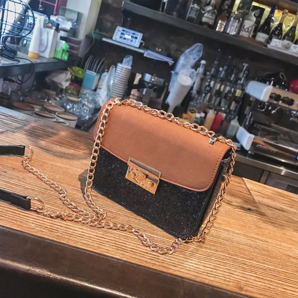 new fashion leather shoulder flap sequins bags messenger chain strap bags famous brand women senmao //9
new fashion leather shoulder flap sequins bags messenger chain strap bags famous brand women senmao //9