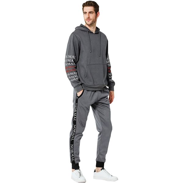 men's tracksuits sweatshirts suits for men casual sports clothing sets letters pants 2pcs jogger outfits, Gray
men's tracksuits sweatshirts suits for men casual sports clothing sets letters pants 2pcs jogger outfits, Gray