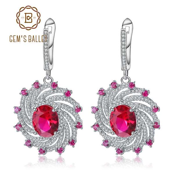 gem's ballet new 925 sterling silver brand drop earrings natural ruby spiral shape earrings fine jewelry for women wedding, Golden;silver
gem's ballet new 925 sterling silver brand drop earrings natural ruby spiral shape earrings fine jewelry for women wedding, Golden;silver