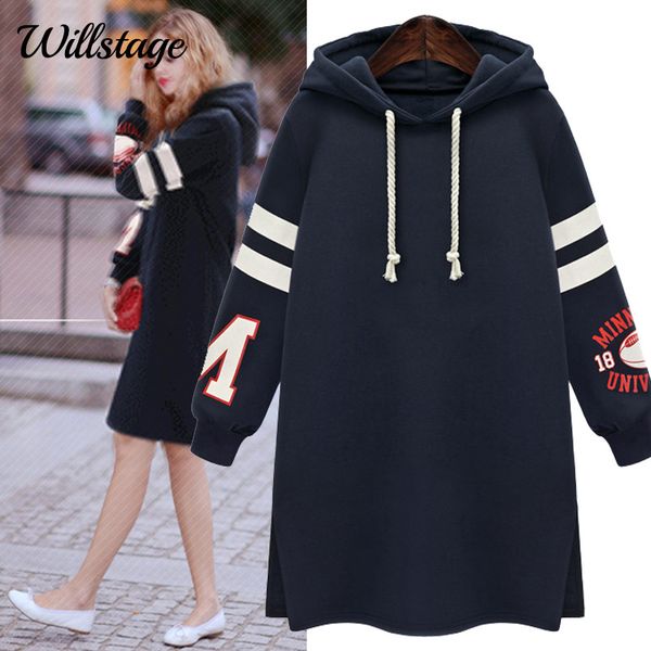 willstage women hoodies long pullovers european loose long sleeve letter pattern hooded printing female 2018 winter clothes, Black
willstage women hoodies long pullovers european loose long sleeve letter pattern hooded printing female 2018 winter clothes, Black