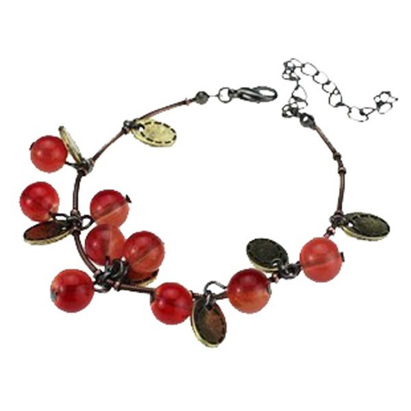 new vintage copper snake chain red small cherry charms bracelets & bangles for women retro crystal bracelet ethnic jewelry, Golden;silver
new vintage copper snake chain red small cherry charms bracelets & bangles for women retro crystal bracelet ethnic jewelry, Golden;silver