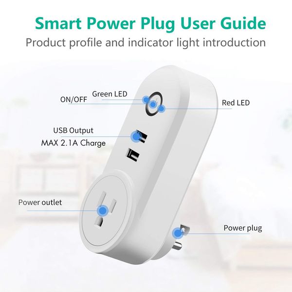 wifi smart socket plug, outlet wall usb charger app control alexa echo and google home travel adapter for iphone ipad cellphone phone
wifi smart socket plug, outlet wall usb charger app control alexa echo and google home travel adapter for iphone ipad cellphone phone