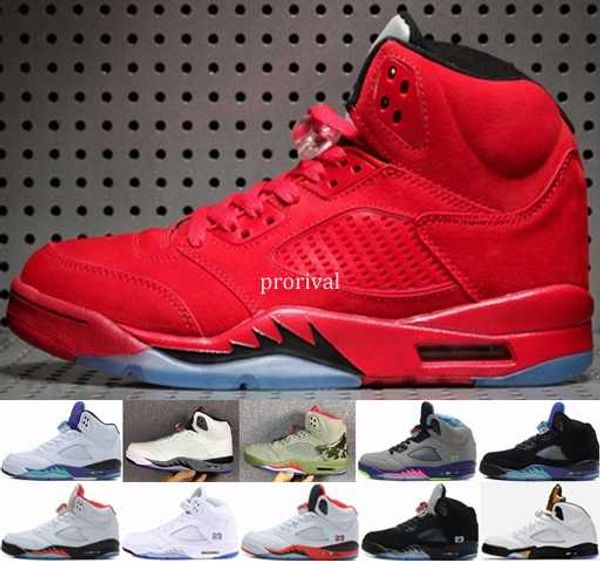 men 5 raging bull red royal suede blue white cement olympic og black metallic oreo mens basketball shoes 5s sports sneakers size 8-13
men 5 raging bull red royal suede blue white cement olympic og black metallic oreo mens basketball shoes 5s sports sneakers size 8-13