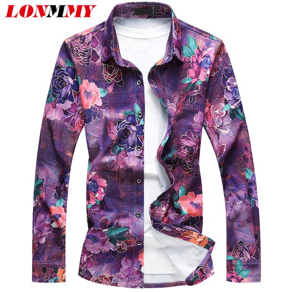 lonmmy 7xl long sleeve men shirt floral streetwear hawaiian shirt men flower blusas camisa social masculina casual slim fit new, White;black
lonmmy 7xl long sleeve men shirt floral streetwear hawaiian shirt men flower blusas camisa social masculina casual slim fit new, White;black