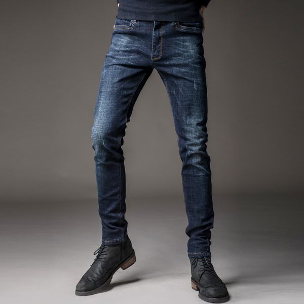 qmgood 2018 spring men's classic jeans fashion casual jean trousers biker skinny jeans men brand cotton slim jogger male, Blue
qmgood 2018 spring men's classic jeans fashion casual jean trousers biker skinny jeans men brand cotton slim jogger male, Blue