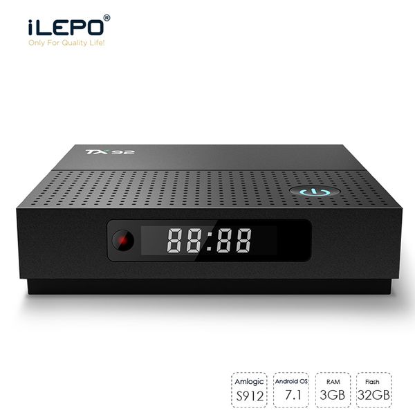 oringal tx92 android 7.1 smart tv box amlogic s912 octa core 64 bit 3gb 32gb dual-band wifi bluetooth4.1 1000m lan
oringal tx92 android 7.1 smart tv box amlogic s912 octa core 64 bit 3gb 32gb dual-band wifi bluetooth4.1 1000m lan