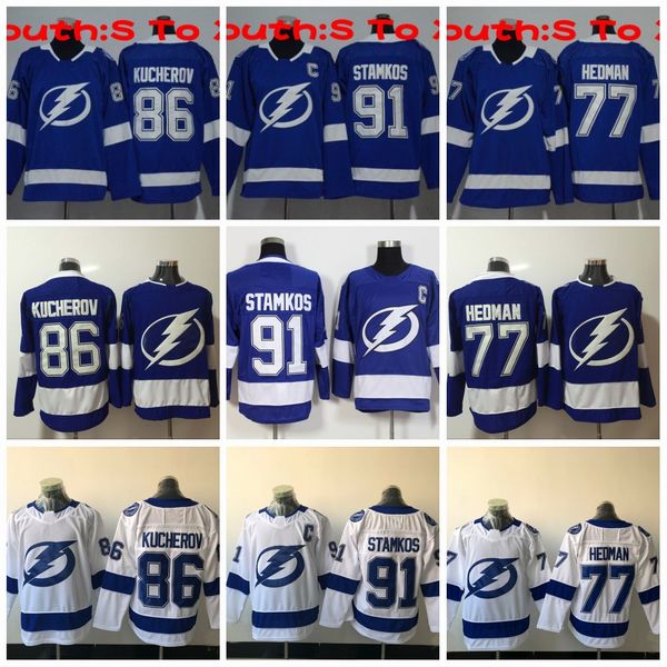 #86 Nikita Kucherov Men Women Youth Hockey Jerseys 2017-2018 Tampa Bay Lightning 91 Steven Stamkos 77 Victor Hedman White Stiched Jerseys
#86 Nikita Kucherov Men Women Youth Hockey Jerseys 2017-2018 Tampa Bay Lightning 91 Steven Stamkos 77 Victor Hedman White Stiched Jerseys