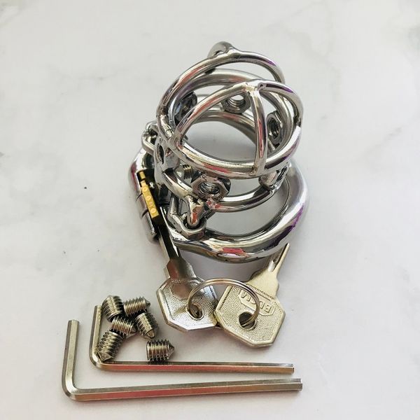 2021 super small with chastity device stainless barded cock cage anti-off male ring steel men punishement screws for toy stealth lo xenh
2021 super small with chastity device stainless barded cock cage anti-off male ring steel men punishement screws for toy stealth lo xenh