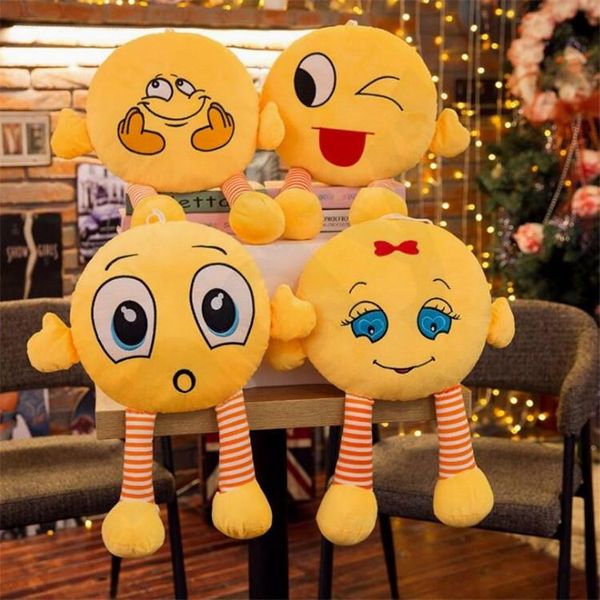 qq expression pillow 37cm emoji pillows cushion with leg cartoon facial decorative pillows stuffed plush toy novelty doll 60pcs t1i1002
qq expression pillow 37cm emoji pillows cushion with leg cartoon facial decorative pillows stuffed plush toy novelty doll 60pcs t1i1002