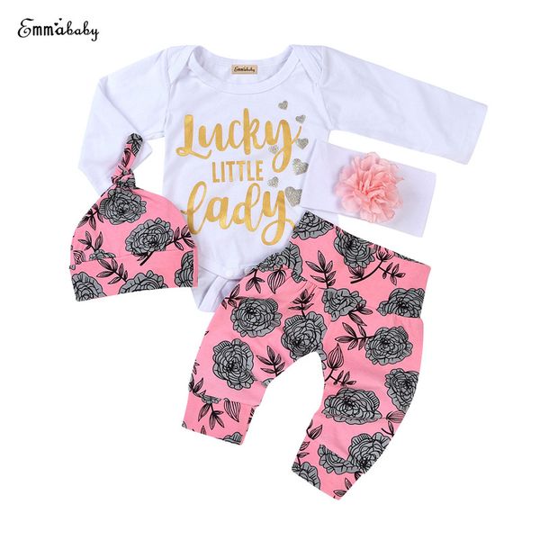 emmababy new born baby girl cotton autumn clothes set fashion girls luky little baby letter bodysuit+floral pants kids clothing, White
emmababy new born baby girl cotton autumn clothes set fashion girls luky little baby letter bodysuit+floral pants kids clothing, White
