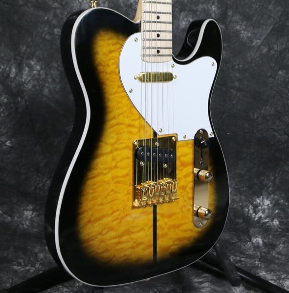 Cu tom merle haggard tuff dog tele tl honey unbur t quilted maple electric guitar maple neck fingerboard tring thru body bridge
Cu tom merle haggard tuff dog tele tl honey unbur t quilted maple electric guitar maple neck fingerboard tring thru body bridge