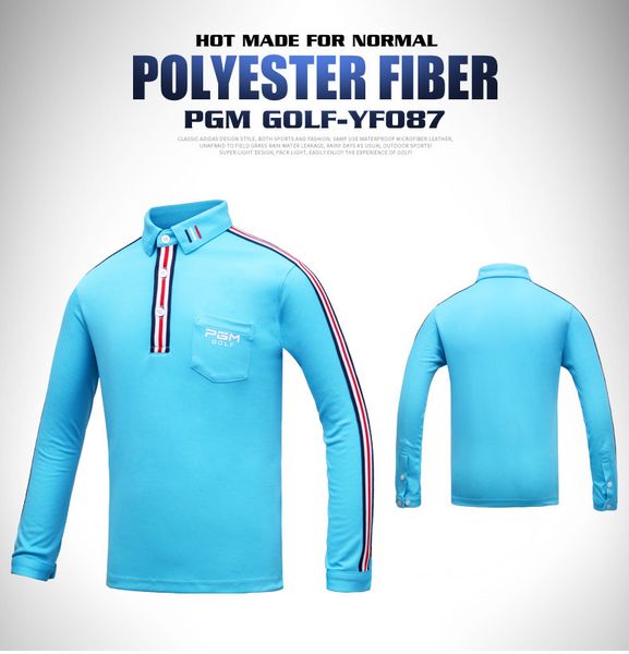 pgm children's golf apparel autumn winter breathable long-sleeved t-shirt boys stretch fabric warm golf sportswear s-xl, Black;blue
pgm children's golf apparel autumn winter breathable long-sleeved t-shirt boys stretch fabric warm golf sportswear s-xl, Black;blue