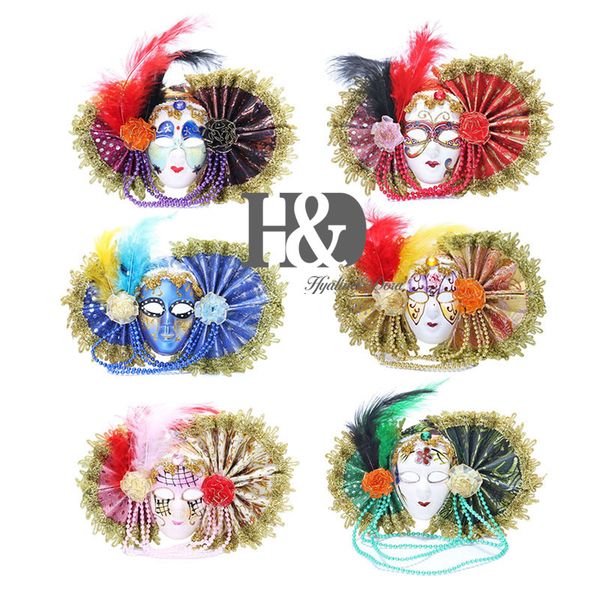 h&d mini masquerade mask party decorations 6pcs pack colorful feather mardi gras small venetian mask decor party favors
h&d mini masquerade mask party decorations 6pcs pack colorful feather mardi gras small venetian mask decor party favors