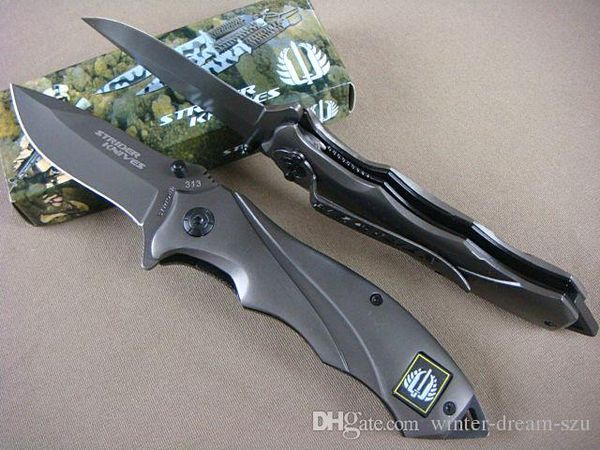 Strider 313 440 Folding Tactical Knife 5 Inch Closed Drop Point Blade Steel Handle Survival Pocket EDC Hunting Christmas Gift Knives P150R
Strider 313 440 Folding Tactical Knife 5 Inch Closed Drop Point Blade Steel Handle Survival Pocket EDC Hunting Christmas Gift Knives P150R