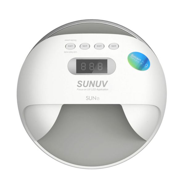 sun uv sun7 48w dual uv led nail lamp nail dryer gel polish curing light with bottom lcd display 10s/30s/60s/99s timer 30 leds
sun uv sun7 48w dual uv led nail lamp nail dryer gel polish curing light with bottom lcd display 10s/30s/60s/99s timer 30 leds