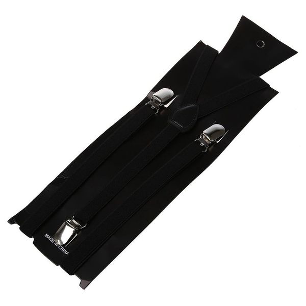men women clip, elastic straps y-shaped solid straps 2.5 * 100 cm adjustable black unisex, Black;white
men women clip, elastic straps y-shaped solid straps 2.5 * 100 cm adjustable black unisex, Black;white