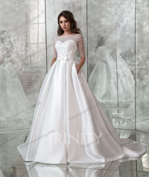 beauty white lace/satin half sleeves beads a-line wedding dresses bridal pageant dresses wedding attire dresses custom size 2-16 zw611144
beauty white lace/satin half sleeves beads a-line wedding dresses bridal pageant dresses wedding attire dresses custom size 2-16 zw611144