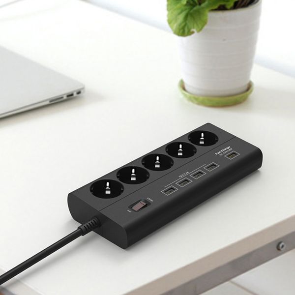5*eu power and 5*usb power strip surge protector quick charge 3.0 usb port eu extension socketplug power boar
5*eu power and 5*usb power strip surge protector quick charge 3.0 usb port eu extension socketplug power boar