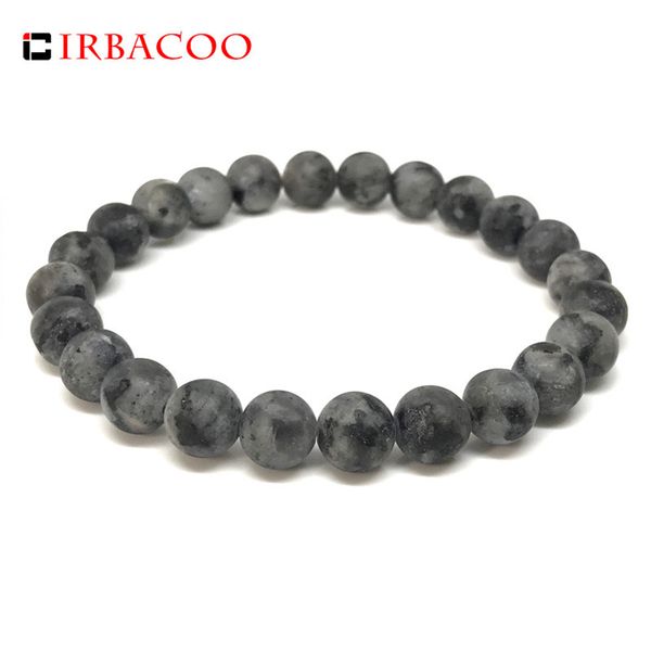 irbacoo 2018 fashion men bracelet simple 8mm matte gray stone bead bracelet for men jewelry gift, Black
irbacoo 2018 fashion men bracelet simple 8mm matte gray stone bead bracelet for men jewelry gift, Black