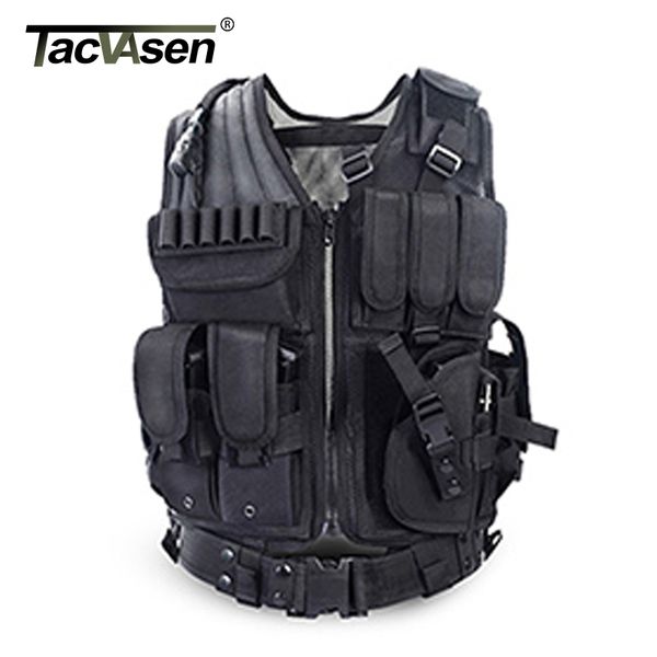 tacvasen tactical vest cs us army molle vest equipment breathable lightweight combat vests swat men td-ykd-001, Black;white 
tacvasen tactical vest cs us army molle vest equipment breathable lightweight combat vests swat men td-ykd-001, Black;white