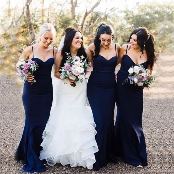 navy blue mermaid bridesmaid dresses 2019 sweetheart spaghetti straps satin long african wedding guest dresses bridesmaid gowns, White;pink
navy blue mermaid bridesmaid dresses 2019 sweetheart spaghetti straps satin long african wedding guest dresses bridesmaid gowns, White;pink