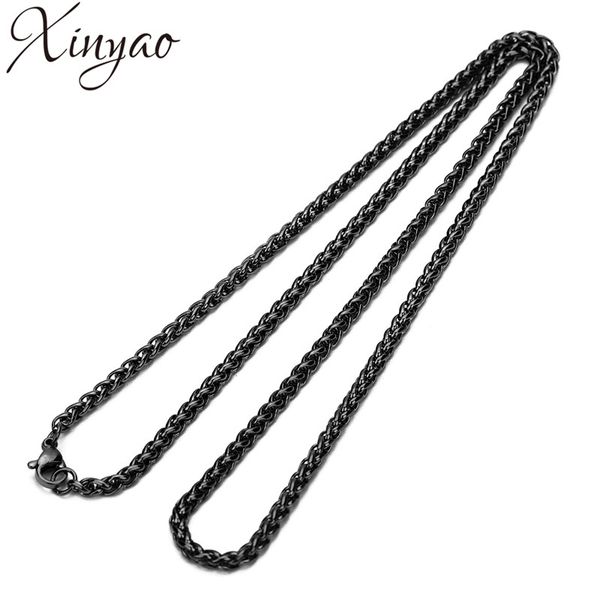 xinyao 2018 new 60cm stainless steel chain steel/gold/black color never fade stainless waterproof men cuban necklace for men, Silver
xinyao 2018 new 60cm stainless steel chain steel/gold/black color never fade stainless waterproof men cuban necklace for men, Silver