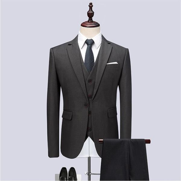 Jacket+Vest+Pants) 2018 Men Suits Fashion Party dresses Men's Slim Fit business Classic grey Wedding suit men tuxedos groom wedding, White;black
Jacket+Vest+Pants) 2018 Men Suits Fashion Party dresses Men's Slim Fit business Classic grey Wedding suit men tuxedos groom wedding, White;black