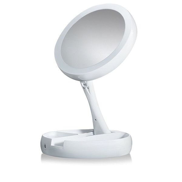 led makeup mirror collapsible 21 bright led lights mirror diameter:17.5cm fold height:5.3cm unfold height:28.5cm abs+glass lens
led makeup mirror collapsible 21 bright led lights mirror diameter:17.5cm fold height:5.3cm unfold height:28.5cm abs+glass lens
