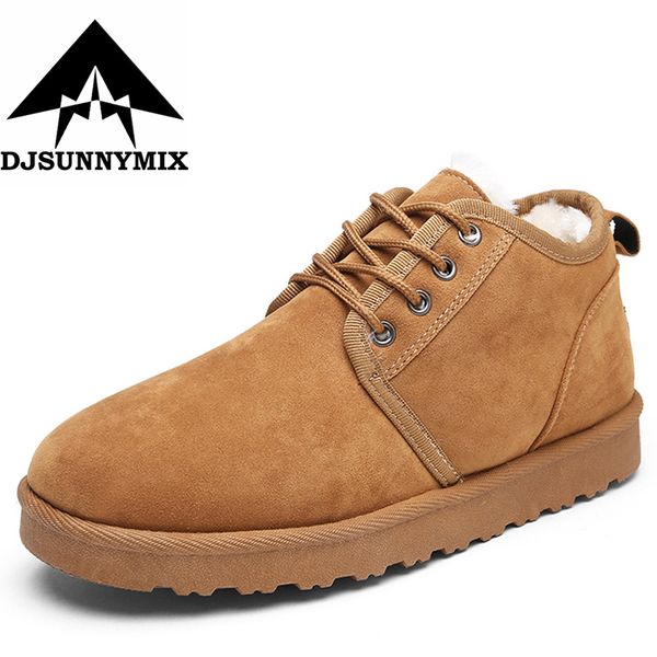 djsunnymix brand 2017 winter shoes faux suede mens snow boots waterproof flats men's winter warm ankle boots fashion shoes, Black
djsunnymix brand 2017 winter shoes faux suede mens snow boots waterproof flats men's winter warm ankle boots fashion shoes, Black