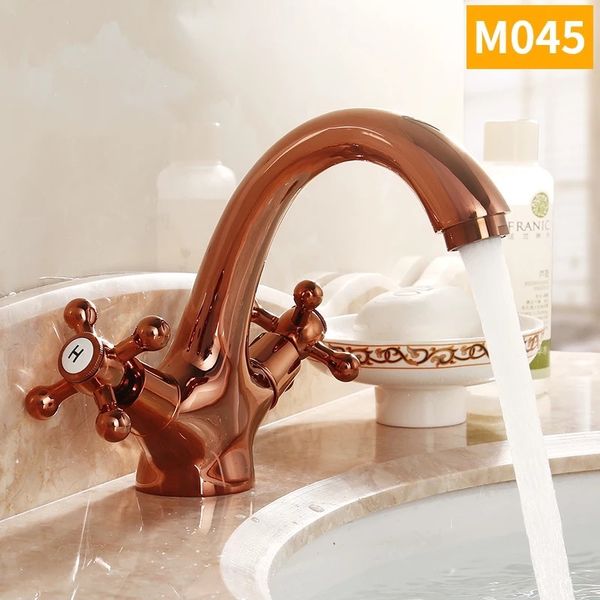 Basin Faucets Antique Bronze Brass Swivel Bathroom Sink Faucet 2 handle Deck Toilet Washbasin Mixer Water Taps WC Taps 
Basin Faucets Antique Bronze Brass Swivel Bathroom Sink Faucet 2 handle Deck Toilet Washbasin Mixer Water Taps WC Taps