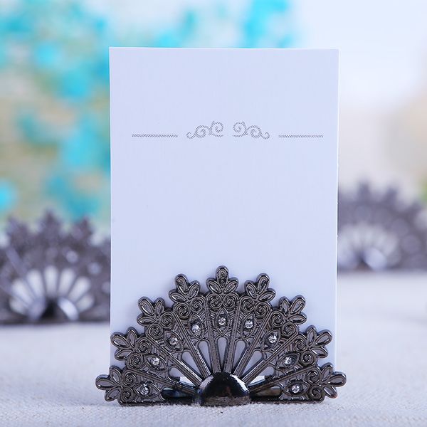 antiqued fan place card holder wedding favors party table decoration shower peacock name card holder
antiqued fan place card holder wedding favors party table decoration shower peacock name card holder