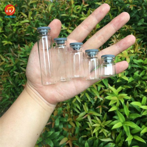 mini transparent clear glass boles with rubber cap leakproof jars vials eco-friendly containers boles 100pcs
mini transparent clear glass boles with rubber cap leakproof jars vials eco-friendly containers boles 100pcs