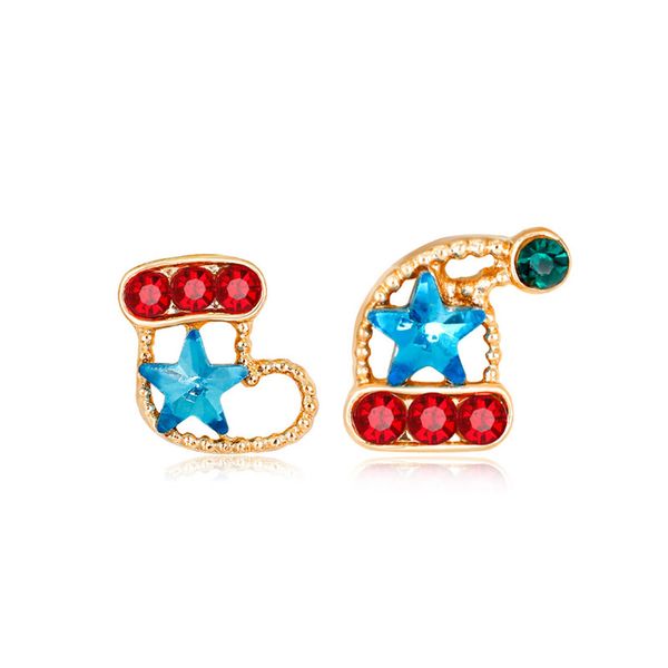 cartoon pentagram mini cute christmas hat earrings xmas sock stud earring gold plated fashion jewelry party gifts, Golden;silver
cartoon pentagram mini cute christmas hat earrings xmas sock stud earring gold plated fashion jewelry party gifts, Golden;silver