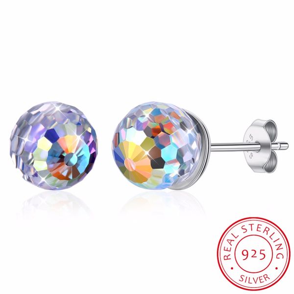 lekani fine jewelry round crystal earring 925 sterling silver 6mm ball stud earring crystal from for women bijoux gift, Golden;silver
lekani fine jewelry round crystal earring 925 sterling silver 6mm ball stud earring crystal from for women bijoux gift, Golden;silver