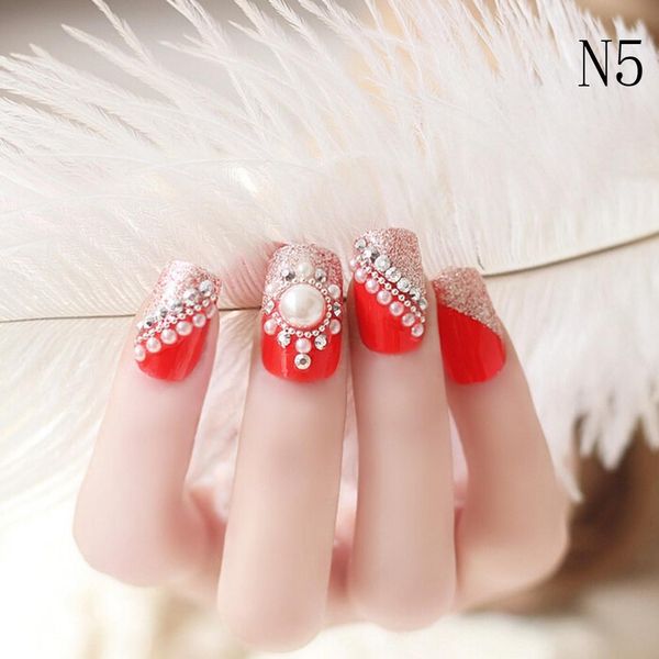New wedding bride full nail tip fal e tiker gel himmer fake nail 24pc 3d networkonline, Red;gold
New wedding bride full nail tip fal e tiker gel himmer fake nail 24pc 3d networkonline, Red;gold