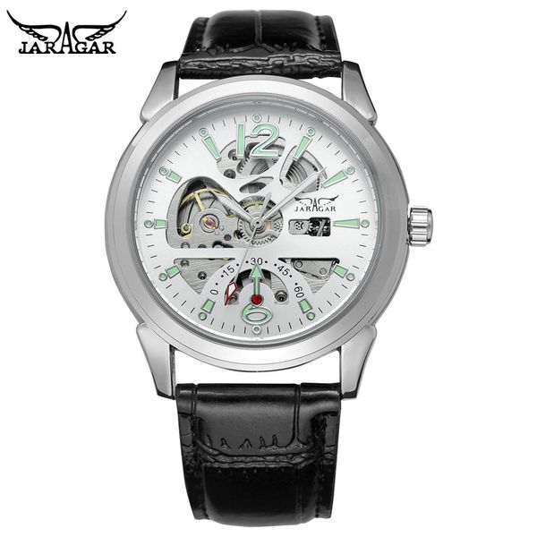 jaragar men mechanical watches selling auto date wristwatch men's automatic stainless steel band watches, Slivery;brown
jaragar men mechanical watches selling auto date wristwatch men's automatic stainless steel band watches, Slivery;brown