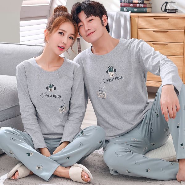 men clothing autumn 100% cotton couple pajamas men women's pijama lady pajama sets fashion lounge sleepwear gift, Black;brown
men clothing autumn 100% cotton couple pajamas men women's pijama lady pajama sets fashion lounge sleepwear gift, Black;brown