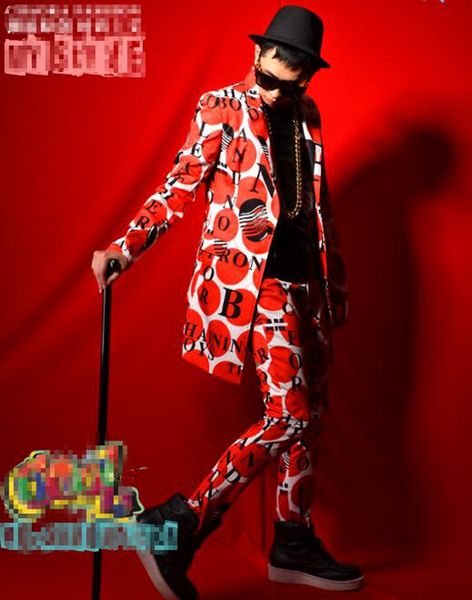 new men's fashion boutique personality anchor bar singer stage costumes dance dress suit jacket red big bob point letter m - 2 xl, Black;red
new men's fashion boutique personality anchor bar singer stage costumes dance dress suit jacket red big bob point letter m - 2 xl, Black;red