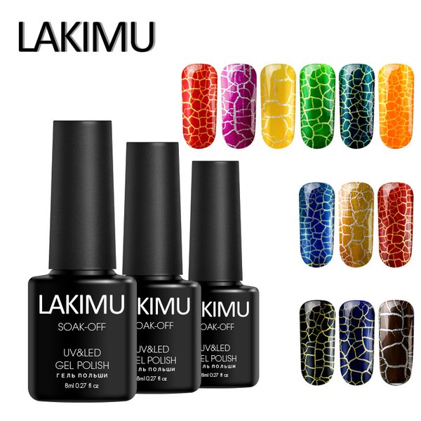 lakimu crackle gel nails polish gel lacquer soak off nail varnish professional nail glitter cracking colorful crack uv led, Red;pink
lakimu crackle gel nails polish gel lacquer soak off nail varnish professional nail glitter cracking colorful crack uv led, Red;pink