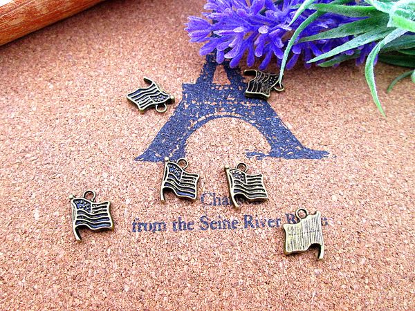 75pcs 19x16mm antique bronze plated usa flag charms pendants for jewelry making diy handmade, Bronze;silver
75pcs 19x16mm antique bronze plated usa flag charms pendants for jewelry making diy handmade, Bronze;silver