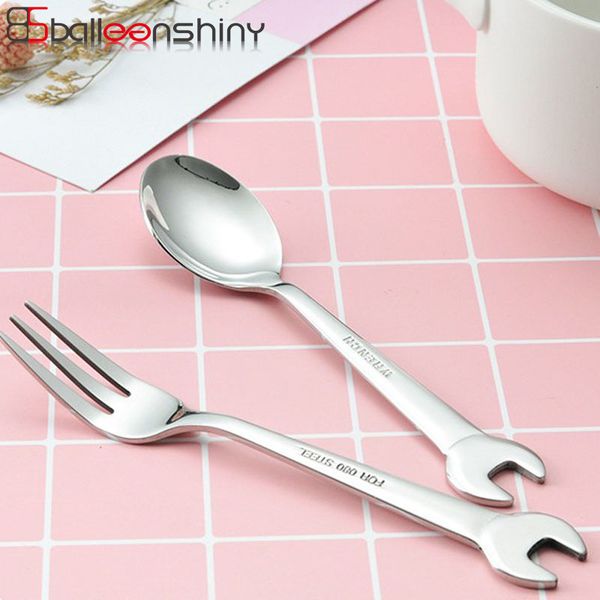 balleenshiny stainless steel wrench spoon forks tableware creative dessert coffee stir ice-cream spoon fruit forks kitchen gifts
balleenshiny stainless steel wrench spoon forks tableware creative dessert coffee stir ice-cream spoon fruit forks kitchen gifts