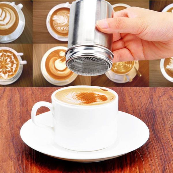 stainless chocolate shaker cocoa flour icing sugar powder coffee sifter lid shaker kitchen accessories cooking tools
stainless chocolate shaker cocoa flour icing sugar powder coffee sifter lid shaker kitchen accessories cooking tools