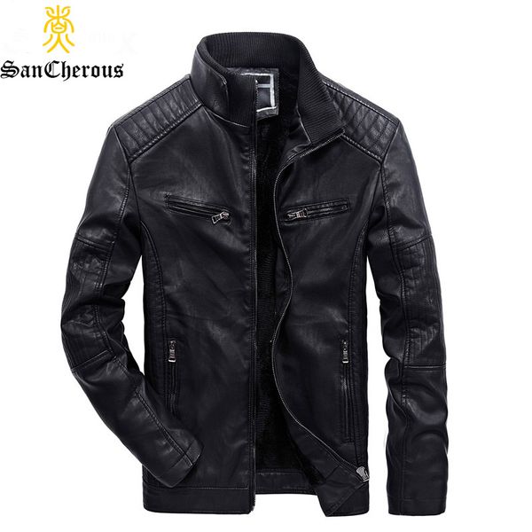 2018 winter multi-pocket leather jacket lining plus velvet thick men windbreak winter casual coat size s-2xl, Black;brown
2018 winter multi-pocket leather jacket lining plus velvet thick men windbreak winter casual coat size s-2xl, Black;brown