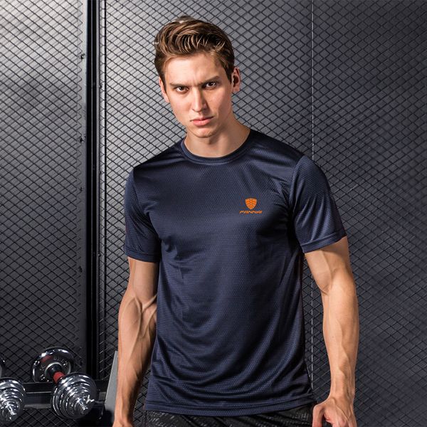 men's running t-shirt sportwear short sleeve quick-drying short sleeve outdoor sports training fitness 2018 spring summer, Black;blue
men's running t-shirt sportwear short sleeve quick-drying short sleeve outdoor sports training fitness 2018 spring summer, Black;blue