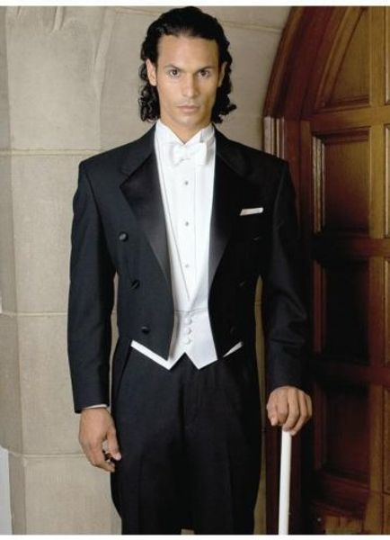 classic groomsmen notch lapel groom tuxedos tailcoat/morning style men suits wedding/prom man blazer( jacket+pants+vest+bow tie )m185, Black;gray
classic groomsmen notch lapel groom tuxedos tailcoat/morning style men suits wedding/prom man blazer( jacket+pants+vest+bow tie )m185, Black;gray