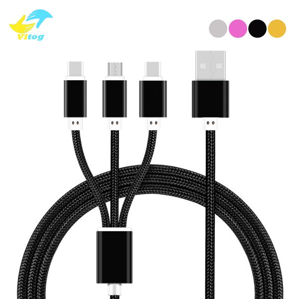 3 in 1 cable micro u b cable charging type c nylon mobile phone android adapter charger cable for am ung cable
3 in 1 cable micro u b cable charging type c nylon mobile phone android adapter charger cable for am ung cable