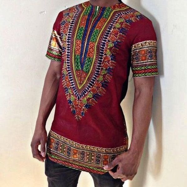 2017 new women and men large size african national printing short-sleeved t-shirt long men's african ethnic dashiki big yard, Red
2017 new women and men large size african national printing short-sleeved t-shirt long men's african ethnic dashiki big yard, Red
