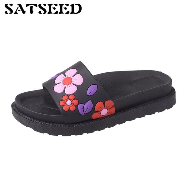 summer 2017 new rome ladies slippers flat word drag pure color fashion flowers ladies cool mop slides, Black
summer 2017 new rome ladies slippers flat word drag pure color fashion flowers ladies cool mop slides, Black